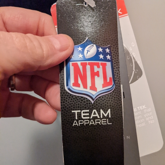 Houston Texans boys youth large (7) blue long sleeved dri tek shirt NWT - Picture 4 of 7